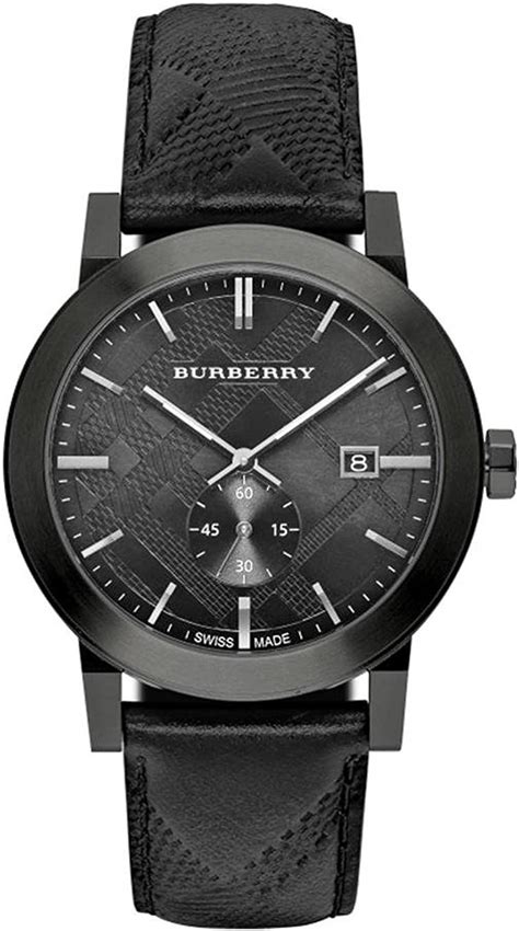 burberry herrenuhr schwarz|burberry men's watch.